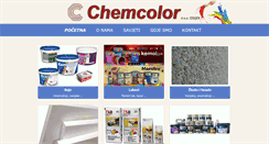 Desktop Screenshot of chemcolor.hr